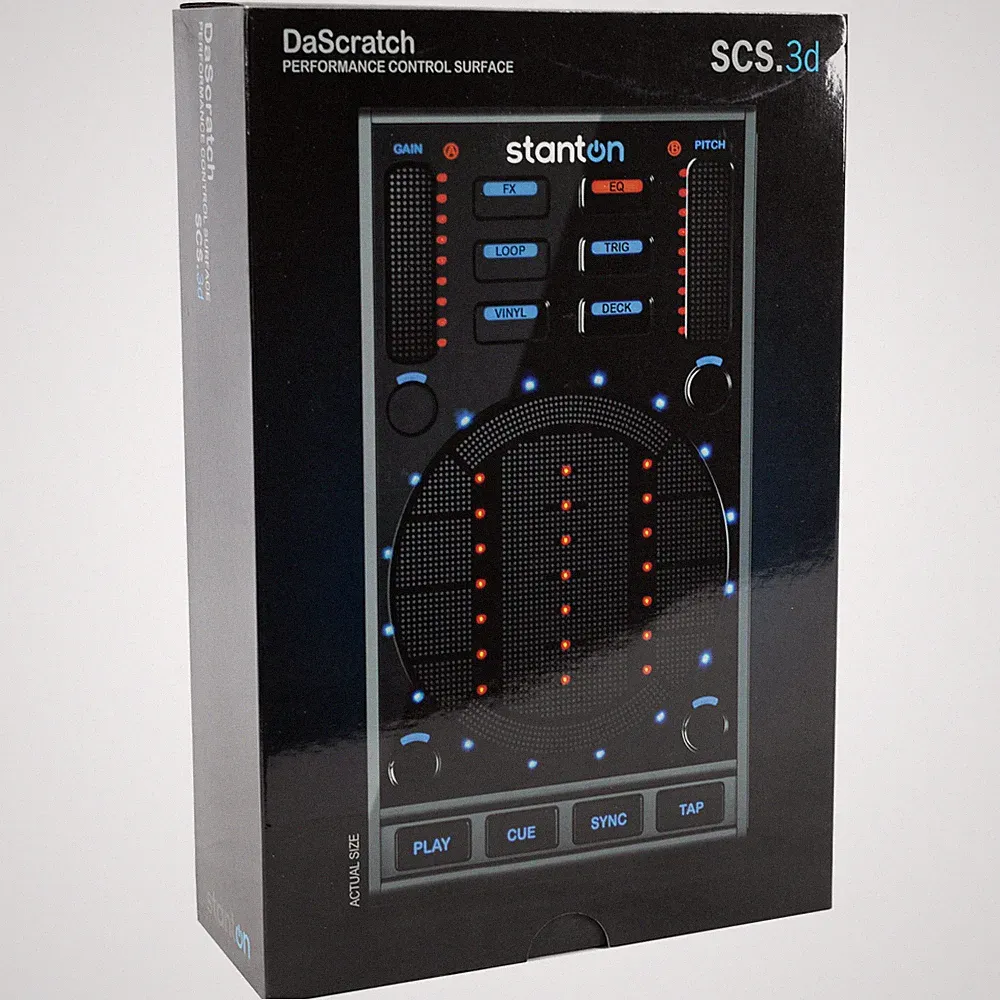 Stanton SCS.3d DaScratch DJ MIDI Controller w/ Multi-Touch Interface & USB Hub