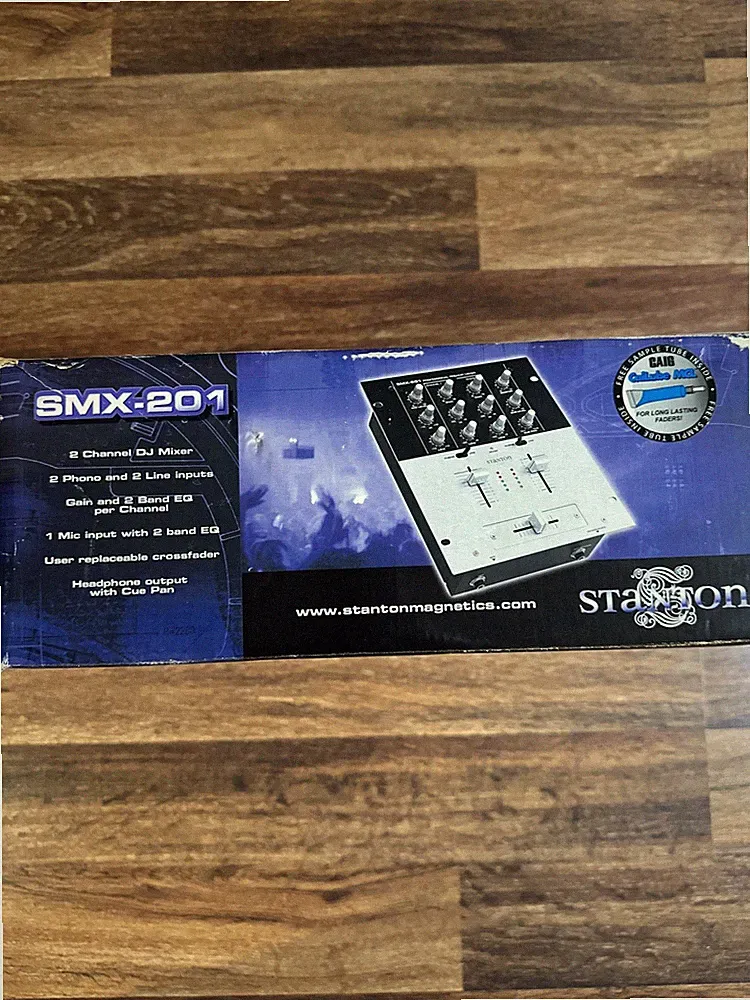 Stanton SMX-201 2-Channel Preamp Pro DJ Mixer Battle Mixer New In Box