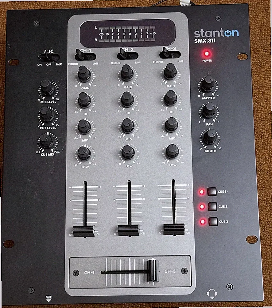 Stanton SMX.311 3-Channel DJ Mixer