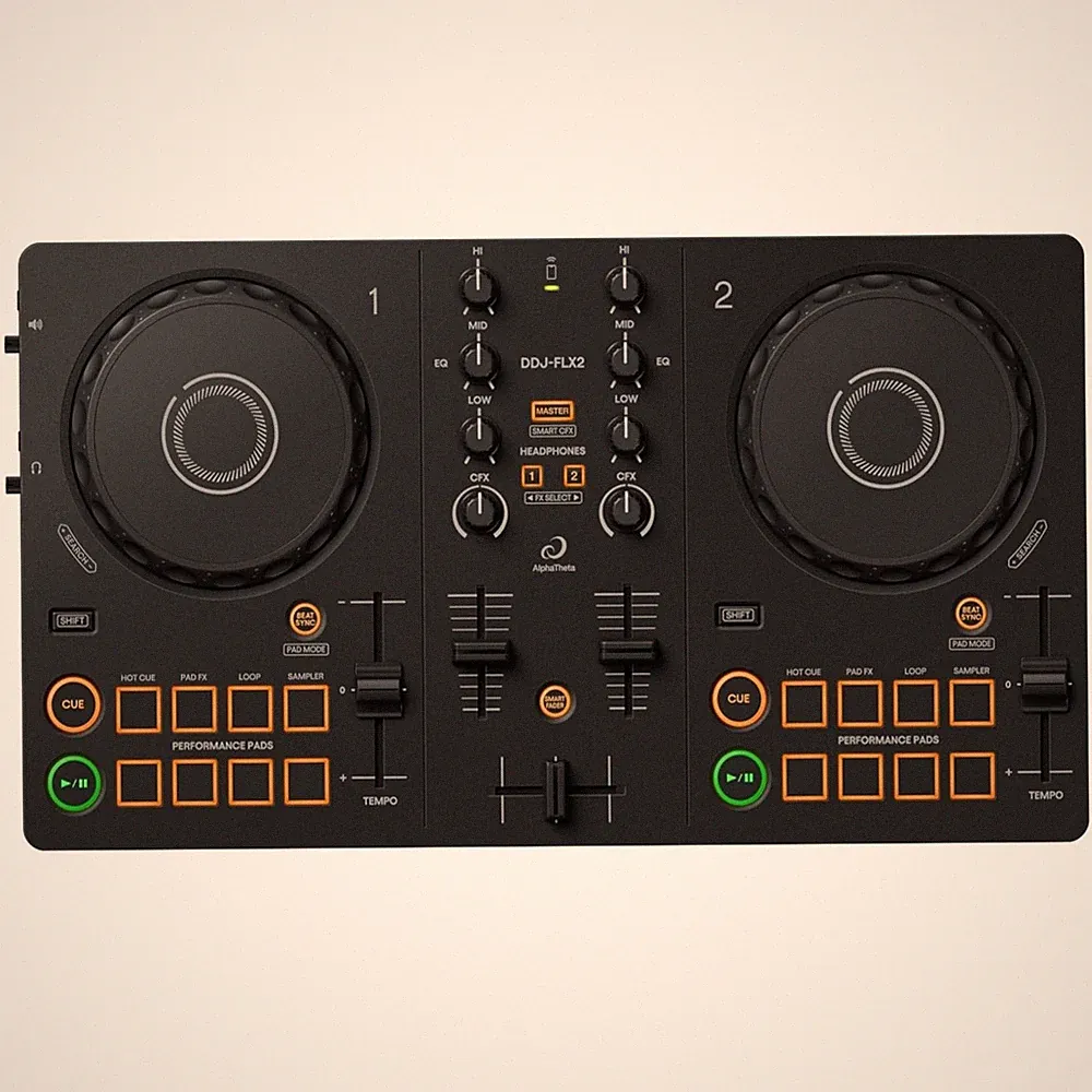 Streaming-Ready DJ Controller - rekordbox, djay, Serato Lite"