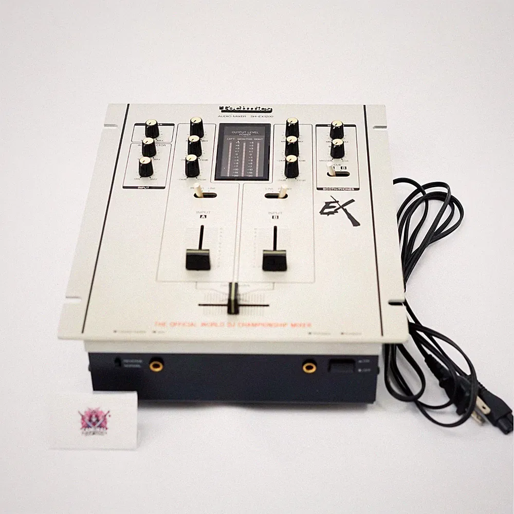 Technics SH-EX1200 Silver DJ Mixer 2 Channel DMC Scratch Battle Tested Japan