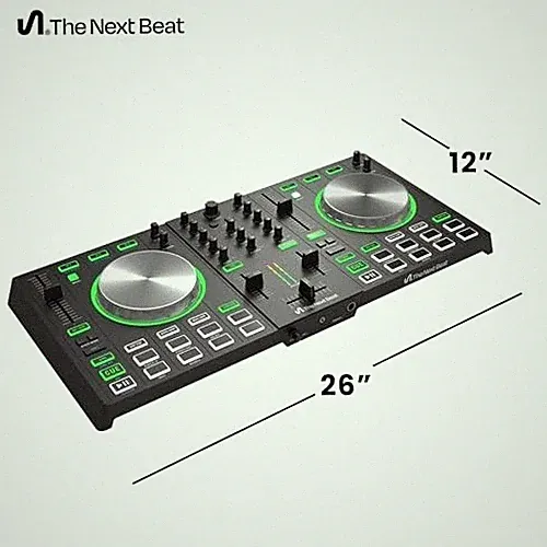 THE NEXT BEAT BY TIËSTO, DJ DECKS FOR BEGINNERS, DJ - BLACK/MULTICOLOR LIGHT