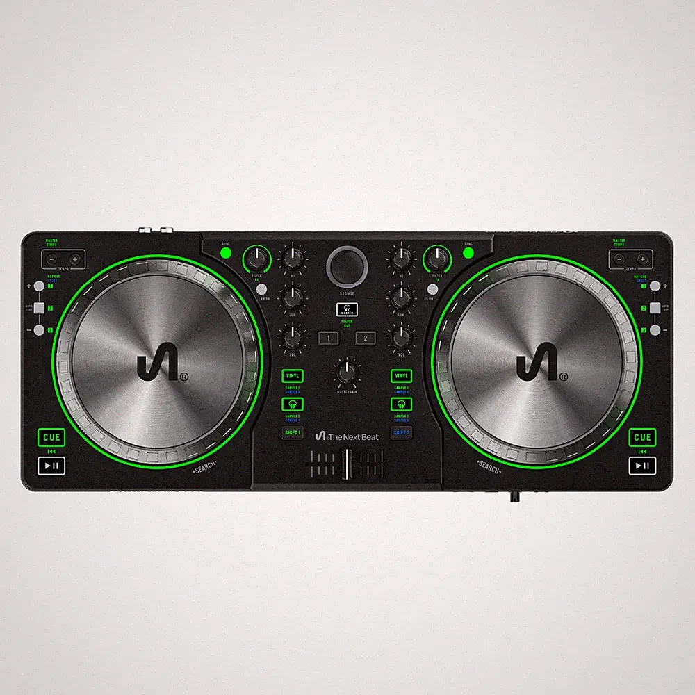 The Next Beat by Tiesto DJ Controller, DJ Control Deck with Audio Mixer, SX1