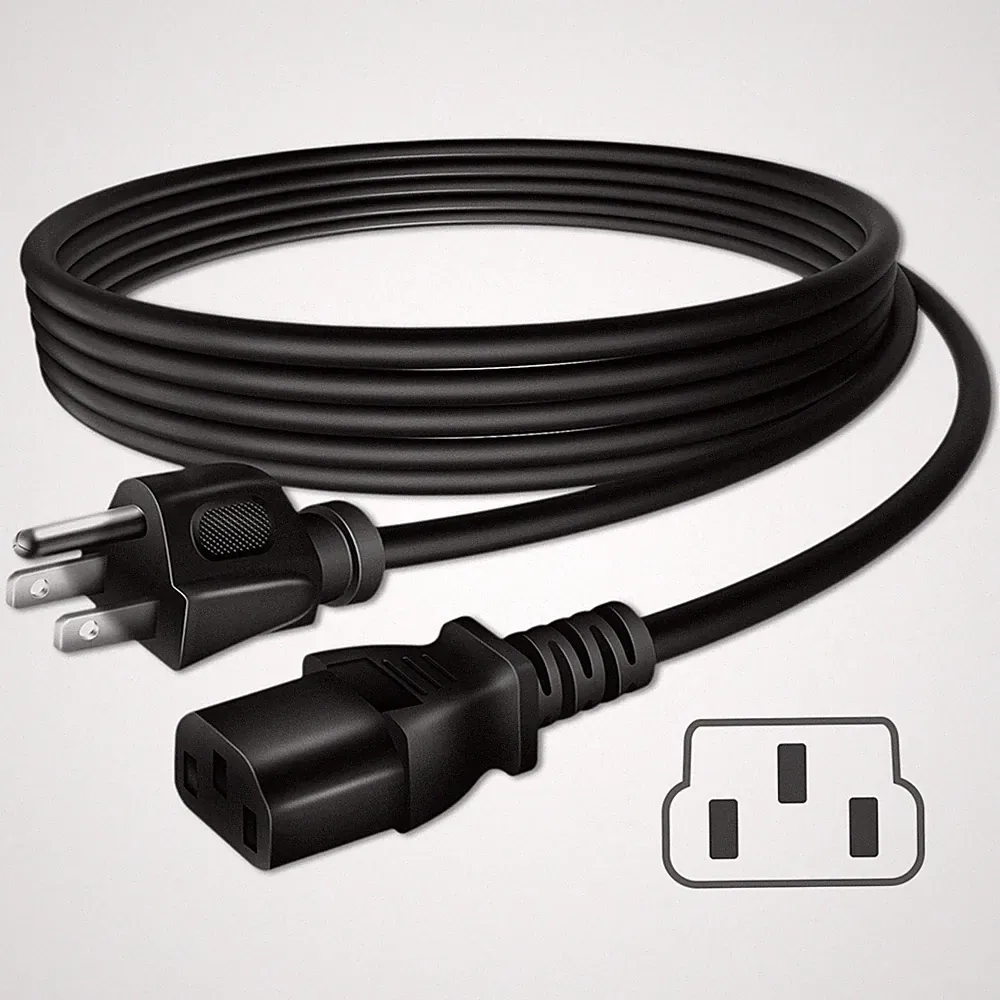 UL AC Power Cord for Numark NS7III NS7 II NDX800 TTX V7 M6 USB DJ Controller US