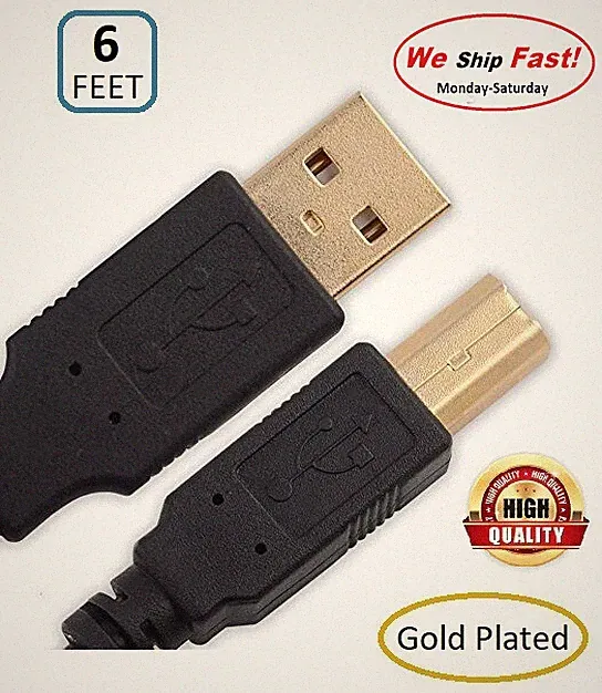 USB Cable For Numark Mixtrack DJ Cont. / PT-01USB Turnable / Scratch Mixer