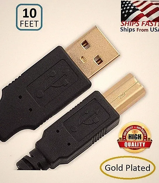 USB Cable For Numark Party Mix, Mixtrack FX2/FX4 DJ Controller/MixDeck Exp. MK2