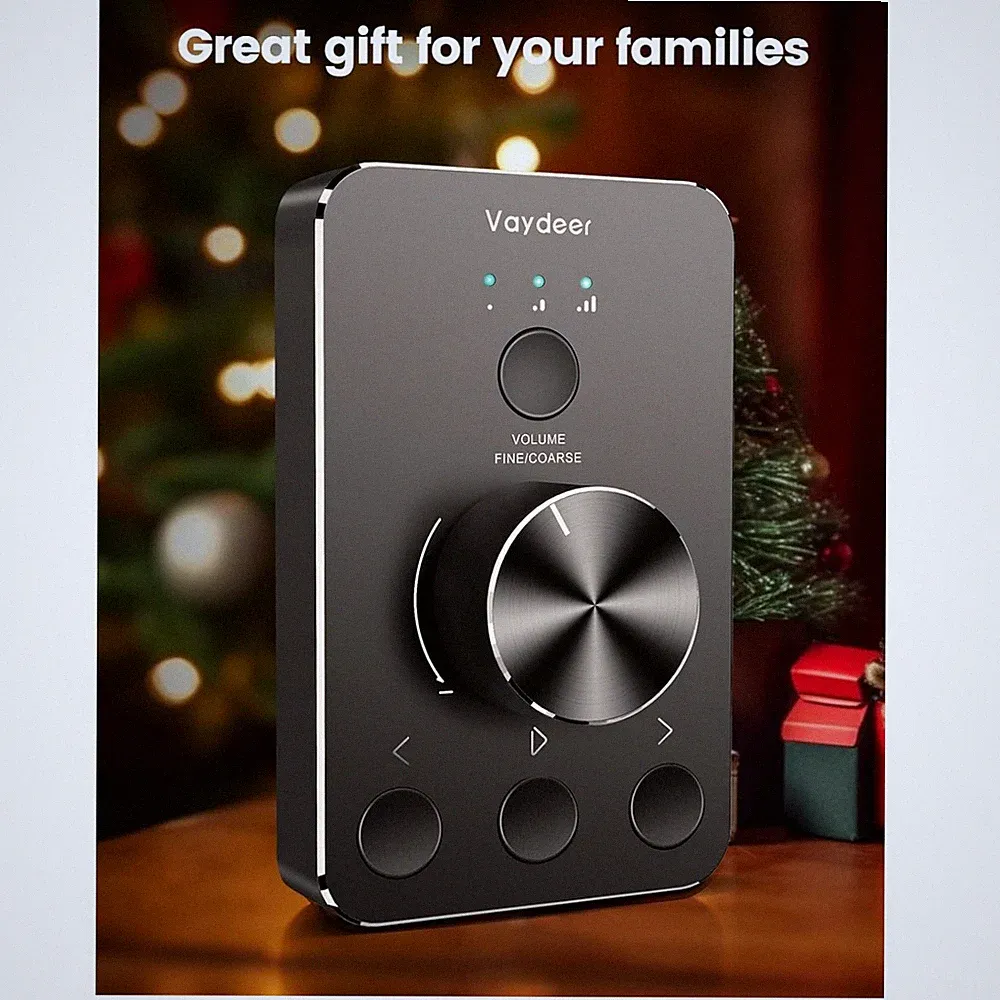 USB Volume Knob with 3 Control Modes, Win/Mac Compatible