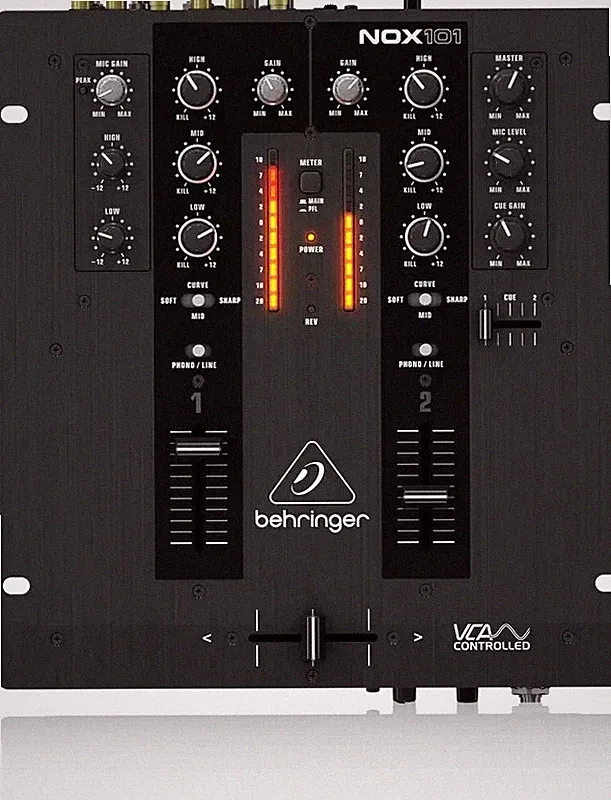 Used 1 or 2 times ! IN BOX Behringer Pro Mixer NOX101 Premium 2-Channel DJ Mixer