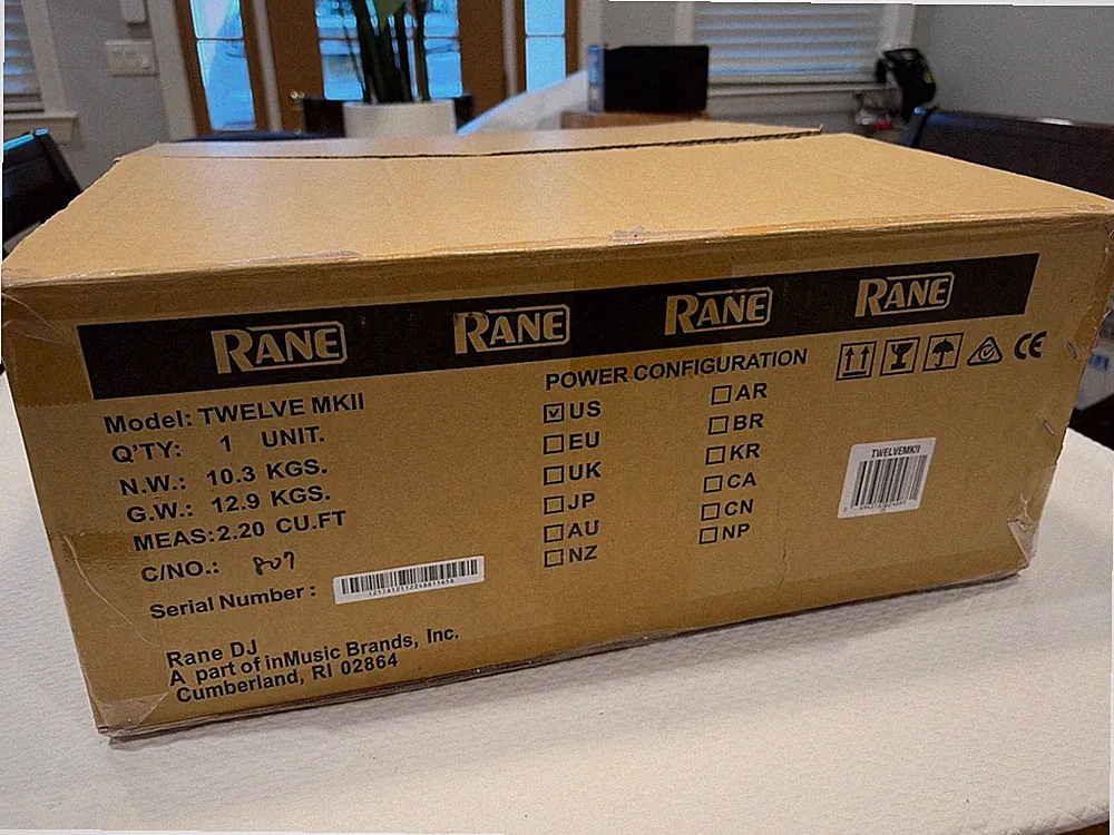 USED TWICE Rane DJ Twelve MKII Turntable Controller in ORIGINAL BOX