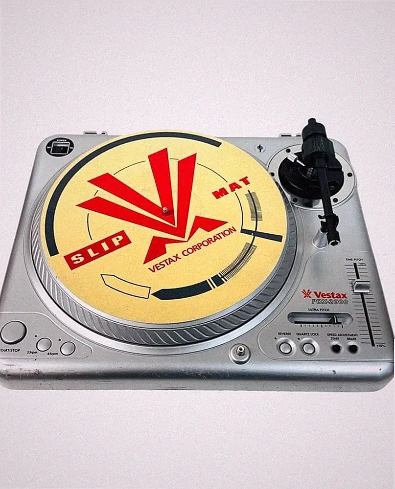Vestax PDX-2000 Direct Drive DJ Turntable Record Player - Tested & Calibrated