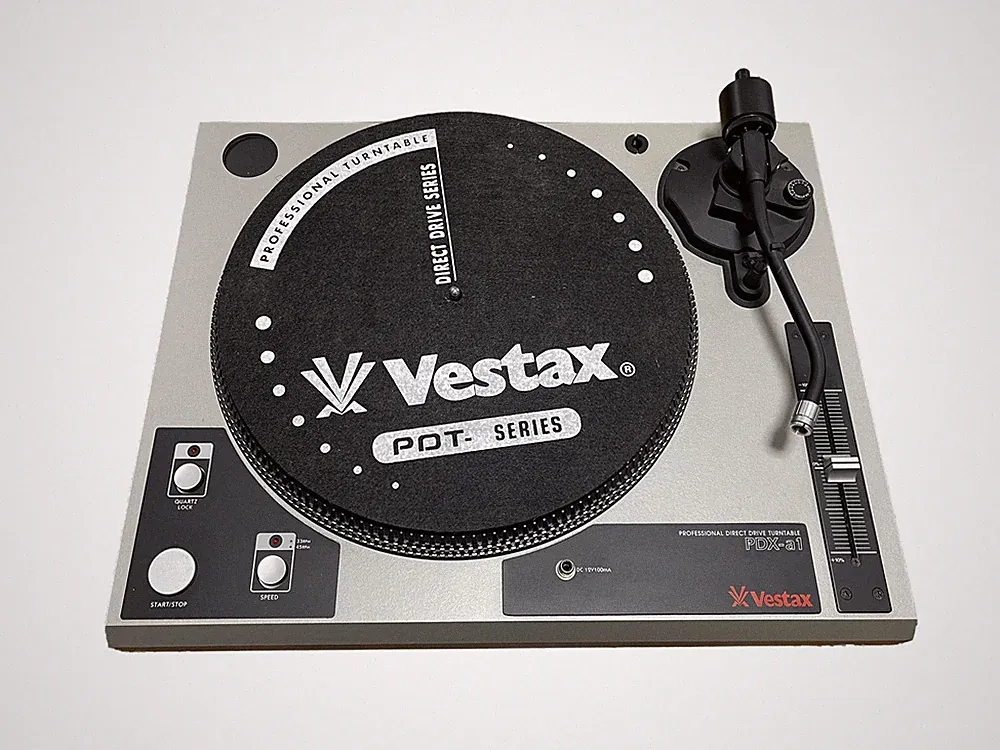 Vestax PDX-a1 Direct Drive DJ Turntable Professional Vinyl Record Player Silver
