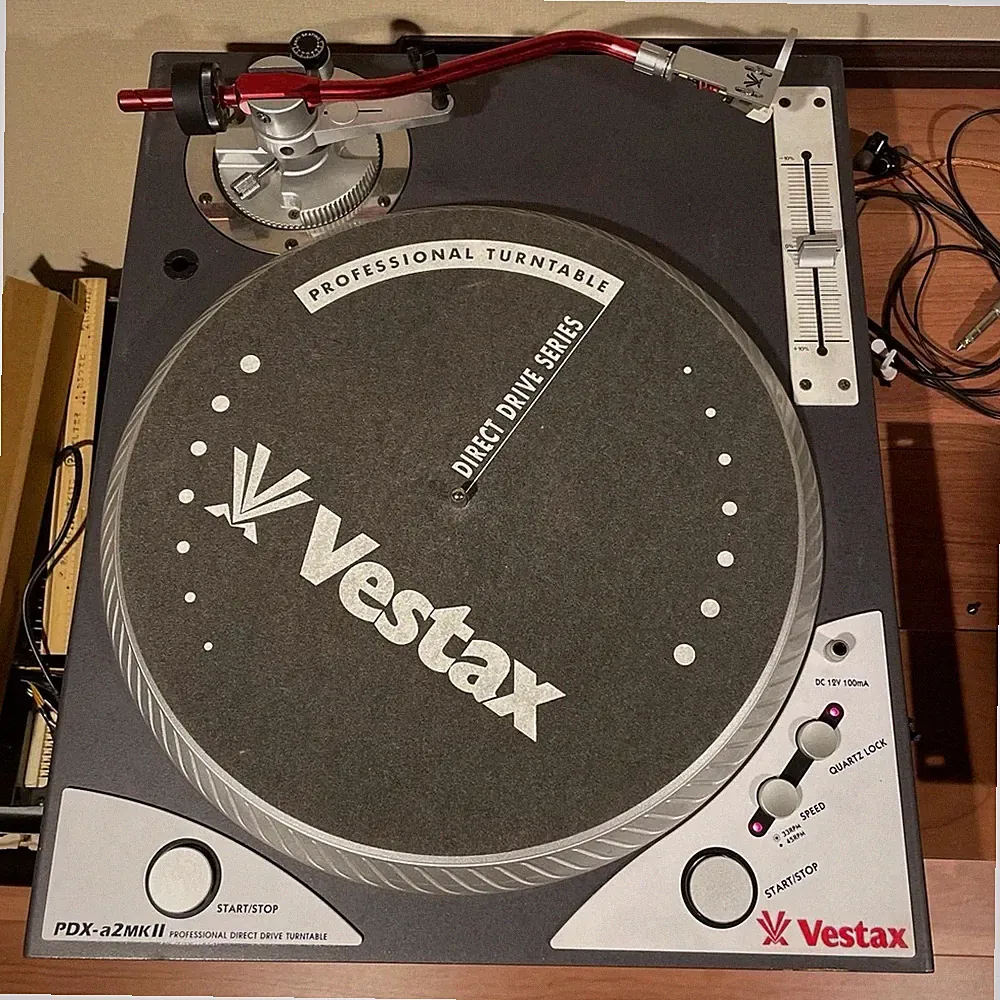 Vestax PDX-a2 MKII Direct Drive DJ Turntable PDX-a2S Quartz Lock Tested Working