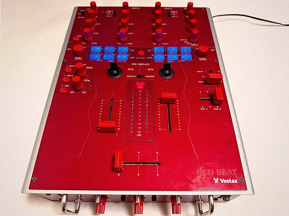 Vestax PMC-05 ProⅣ Red DJ Mixer Professional Mixing Controller
