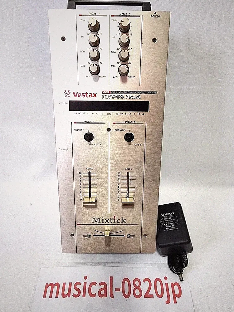 Vestax Pmc-06 Pro a DJ Mixing Controller Turntable Mixer