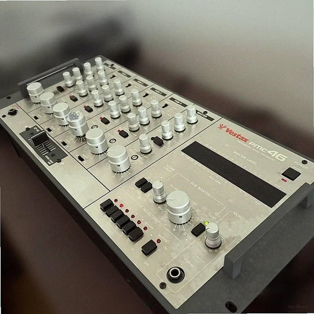 Vestax PMC-46 Professional 4 Channel Rotary DJ Mixer Vintage Japan