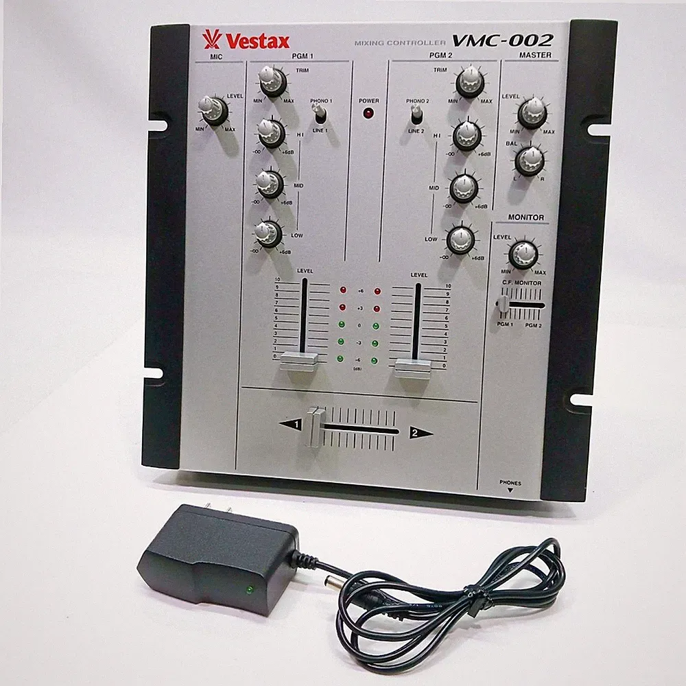 Vestax VMC-002 DJ Mixer Professional 2-Channel Analog Controller Japan BD276