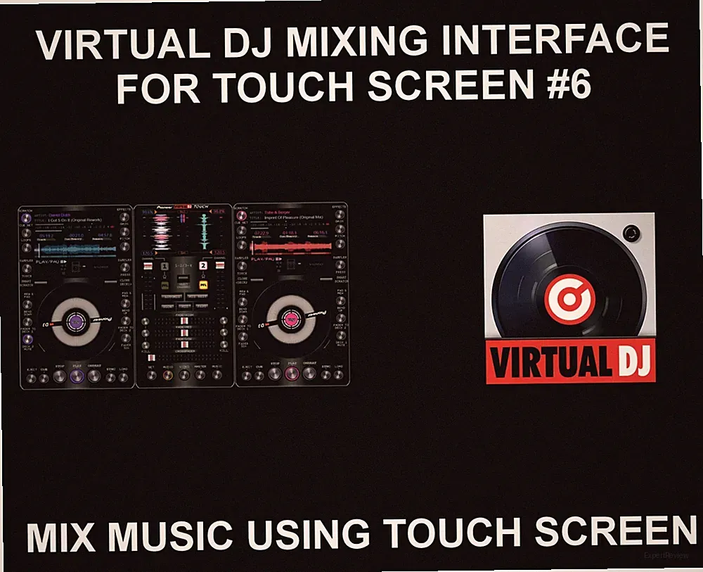 Virtual Dj Skin, Touch Screen Music Mixer 6