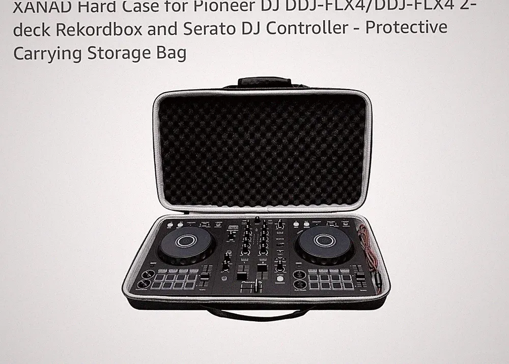 XANAD Hard Case for Pioneer DJ DDJ-FLX4/DDJ-FLX4 2-deck Rekordbox DJ Controller