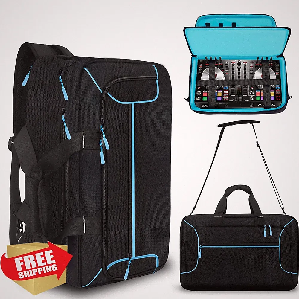 ZYZXSMD DJ Controller Case Backpack EVA Padding Laptop